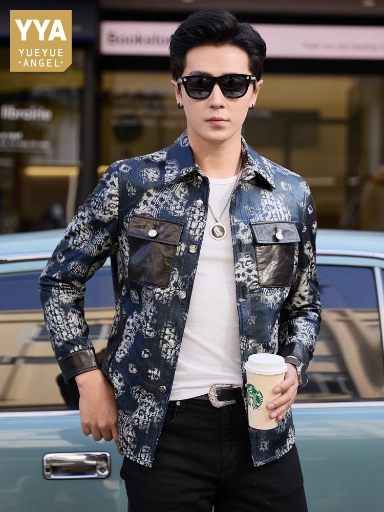 Leatherwork Patterns - Giacca da uomo in vera pelle