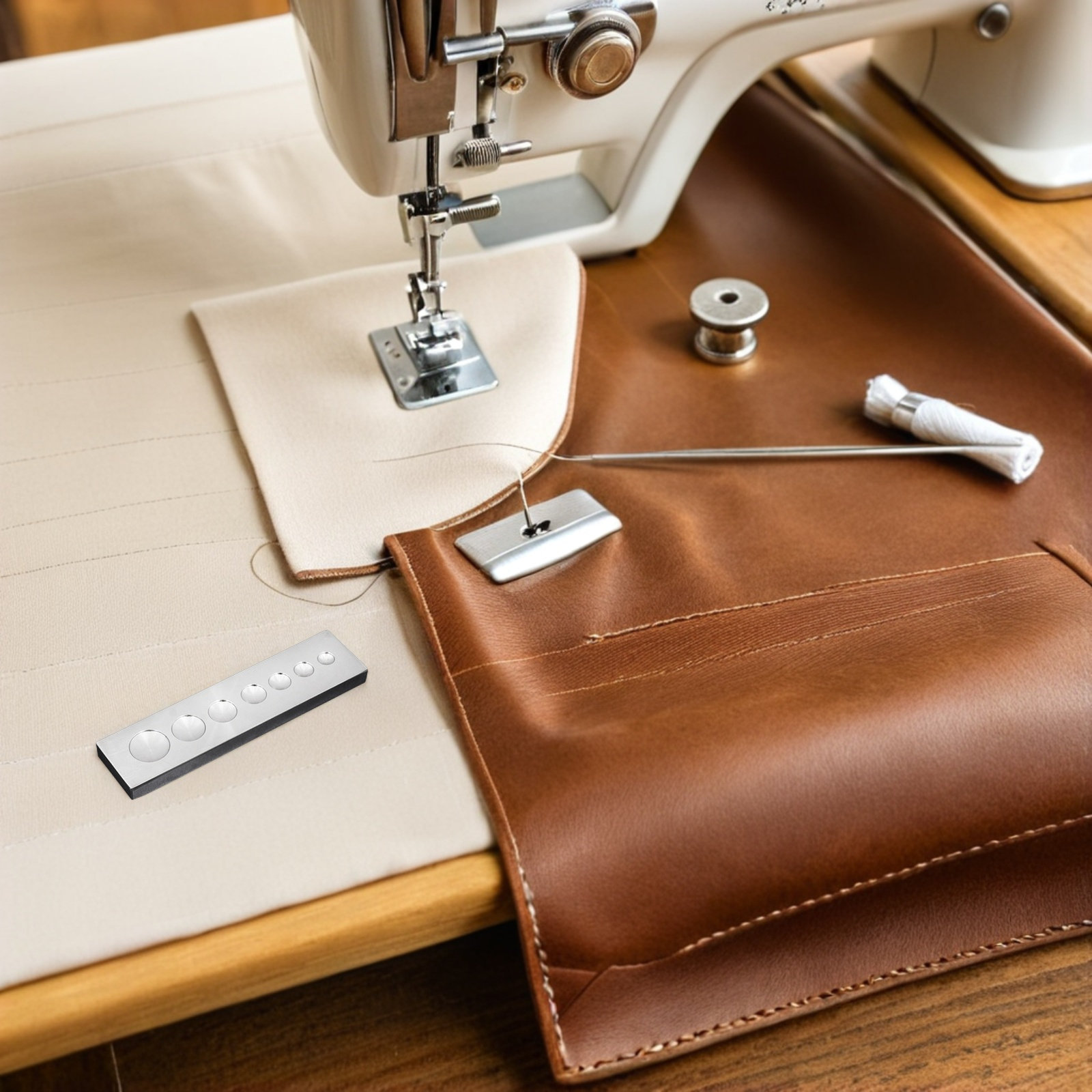 Leatherwork Rivet Setter - Kit di 2 Utensili per Lavorazione