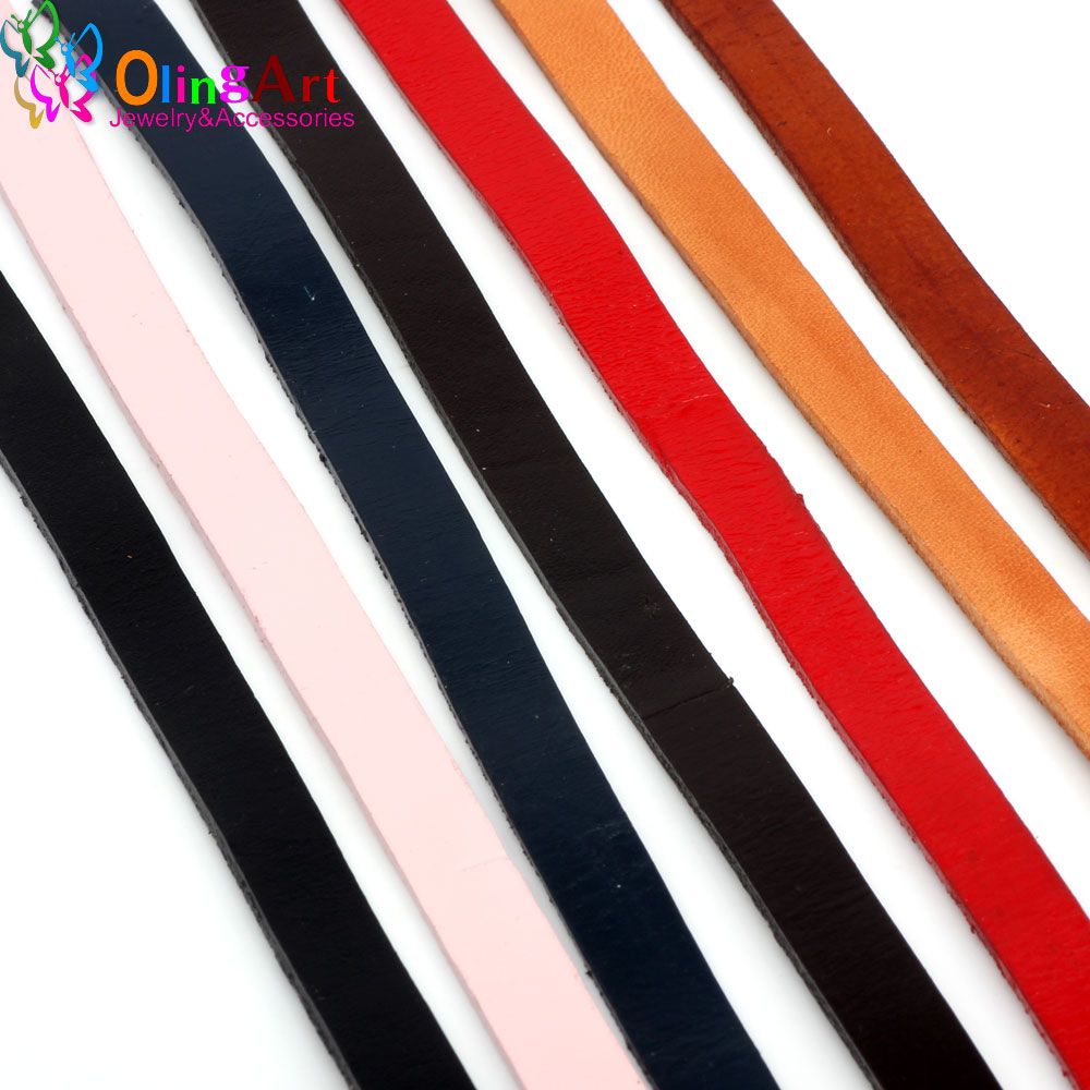 Leatherwork Diy - OlingArt 10*2mm 1 Yard/Lotto Colore Multi