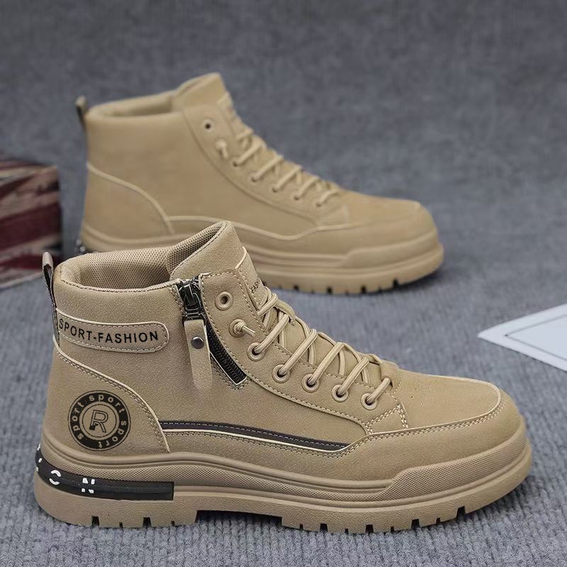 Leather Work Boots - Stivali da lavoro alti da uomo