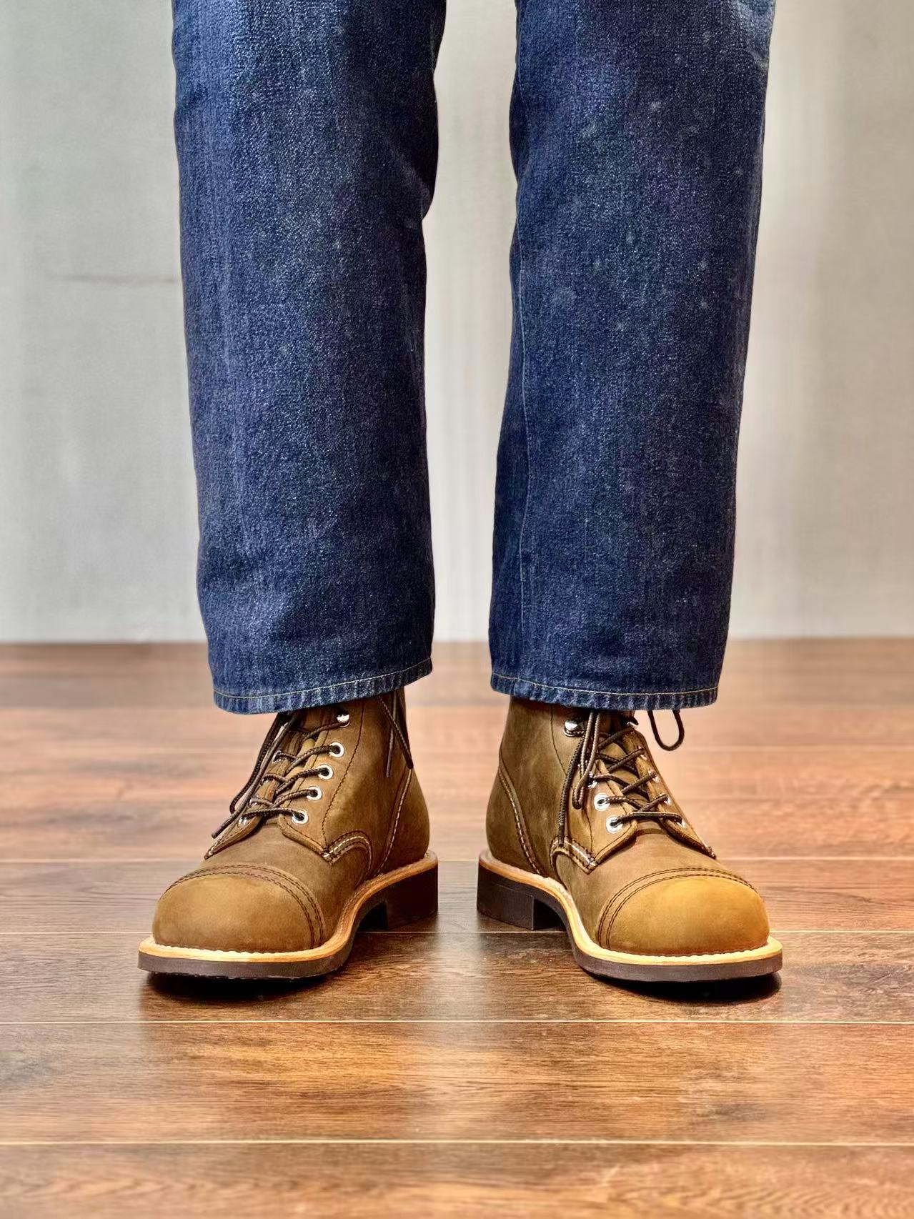 Leather Work Boots - Stivali da Uomo in Vera Pelle