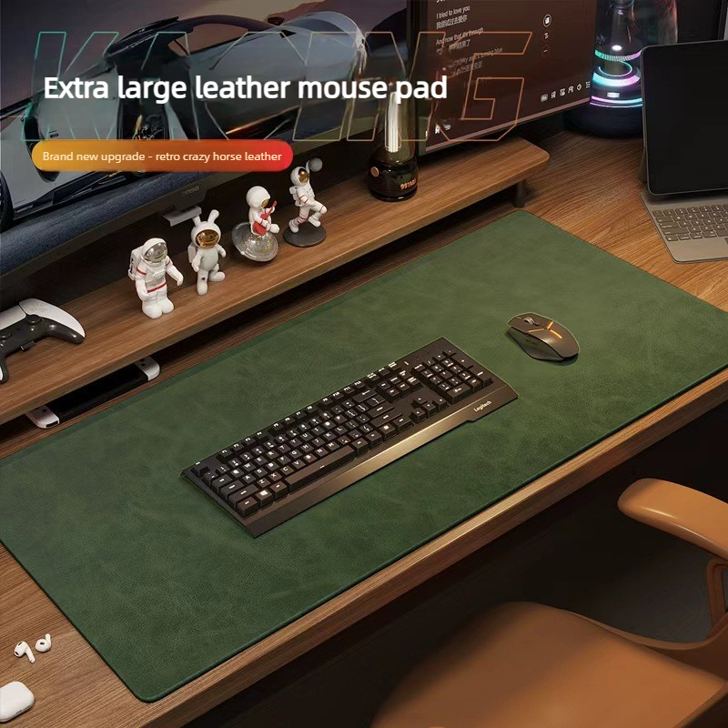 Leatherwork Table - Tappetino per Mouse in PU con