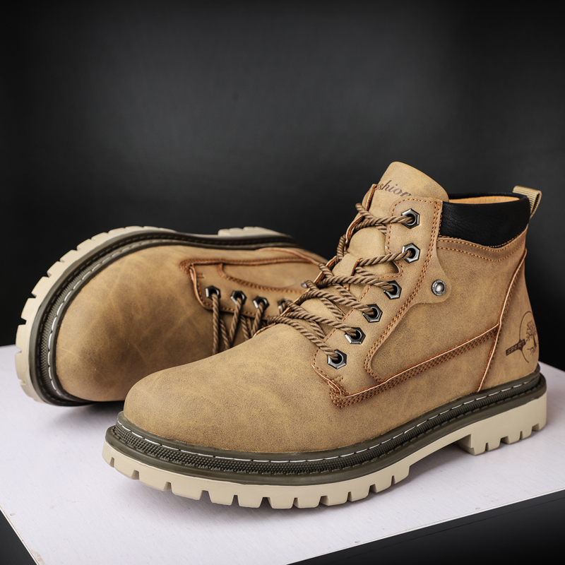 Stivali da Moto da Uomo Stile  - Leather Work Boots recensione e prezzo
