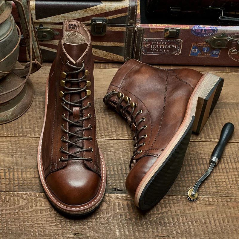 Stivali da uomo britannici fat - Leather Work Boots recensione e prezzo