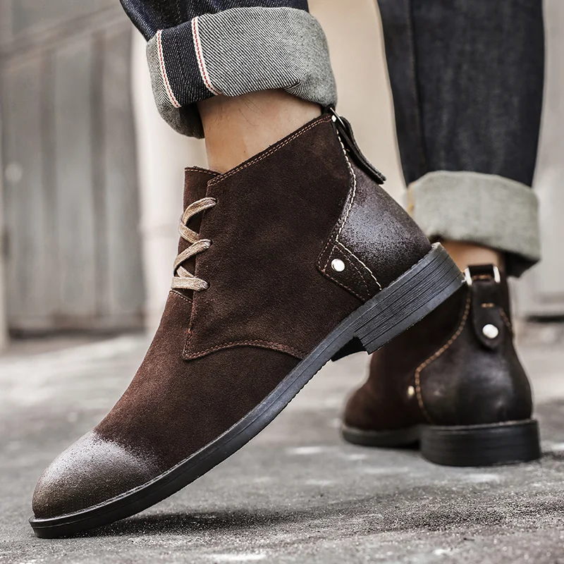 Nuovi stivaletti in pelle scam - Leather Work Boots recensione e prezzo