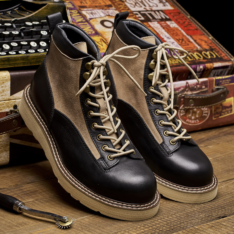 Stivali da lavoro da uomo con  - Leather Work Boots recensione e prezzo