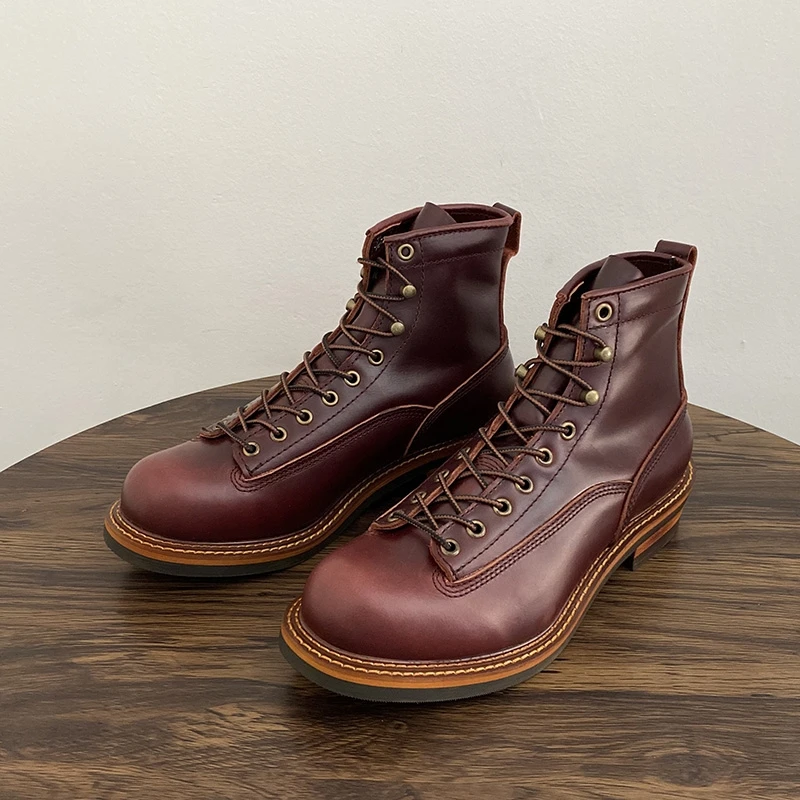 Stivaletti da uomo vintage bri - Leather Work Boots recensione e prezzo