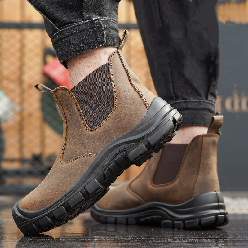 Copri punta in acciaio moda uo - Leather Work Boots recensione e prezzo