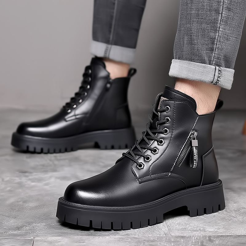 Stivali classici da uomo in ve - Leather Work Boots recensione e prezzo