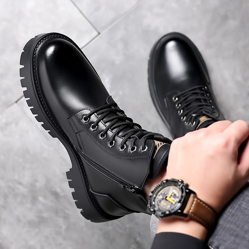 Stivali classici da uomo in ve - Leather Work Boots recensione e prezzo