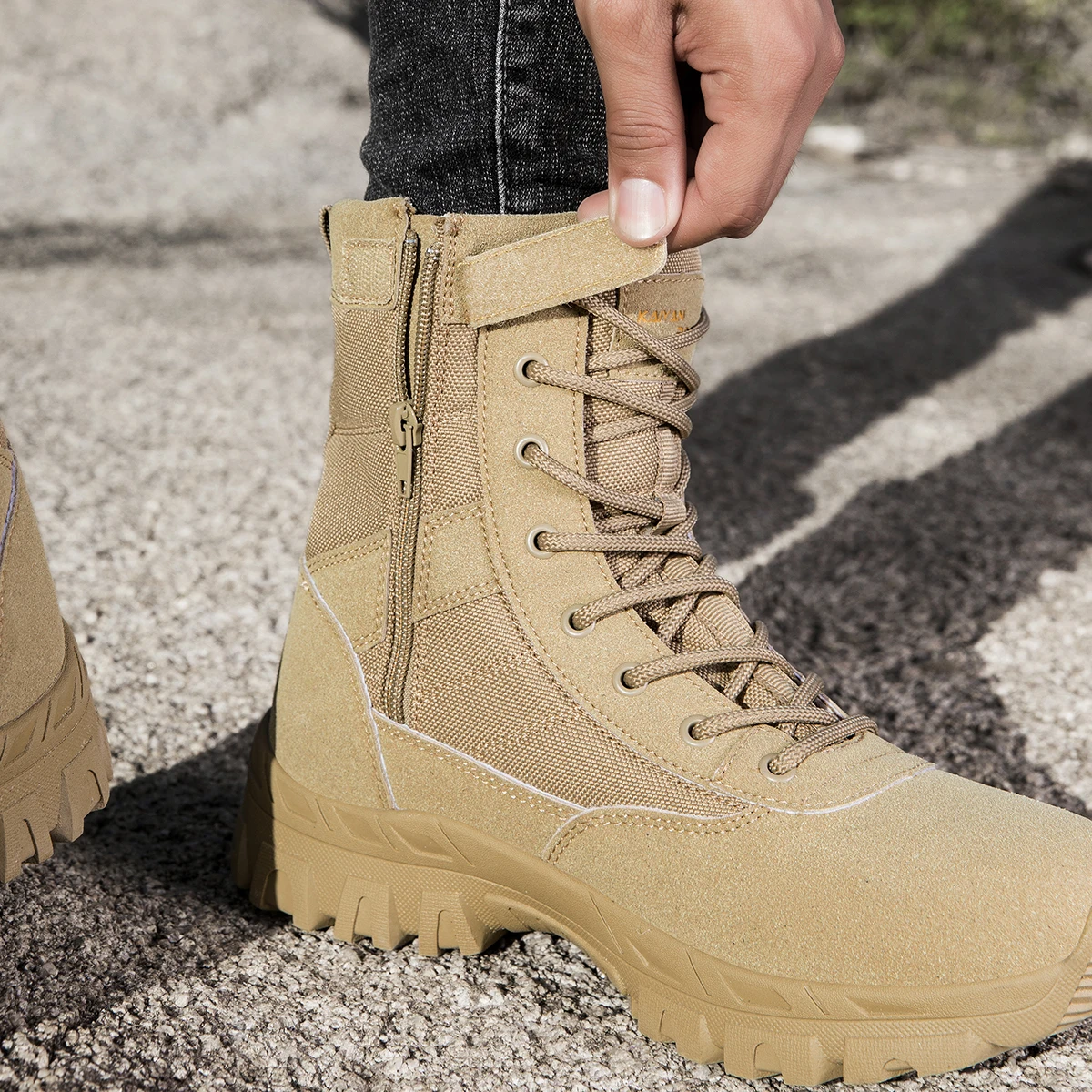 Scarpe da trekking all'aperto  - Leather Work Boots recensione e prezzo
