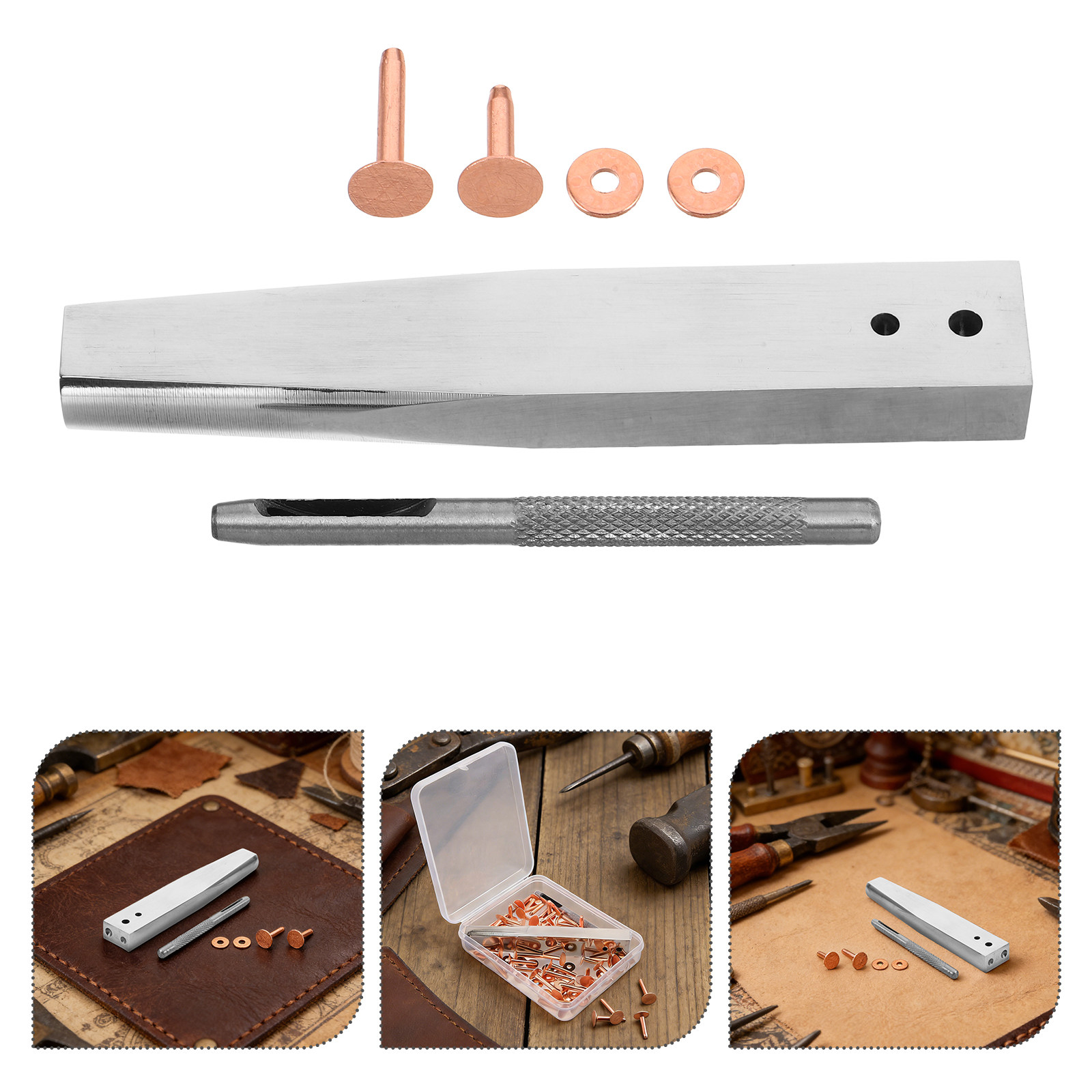 1 Set di Strumenti per Rivetta - Leatherwork Rivet Setter recensione e prezzo