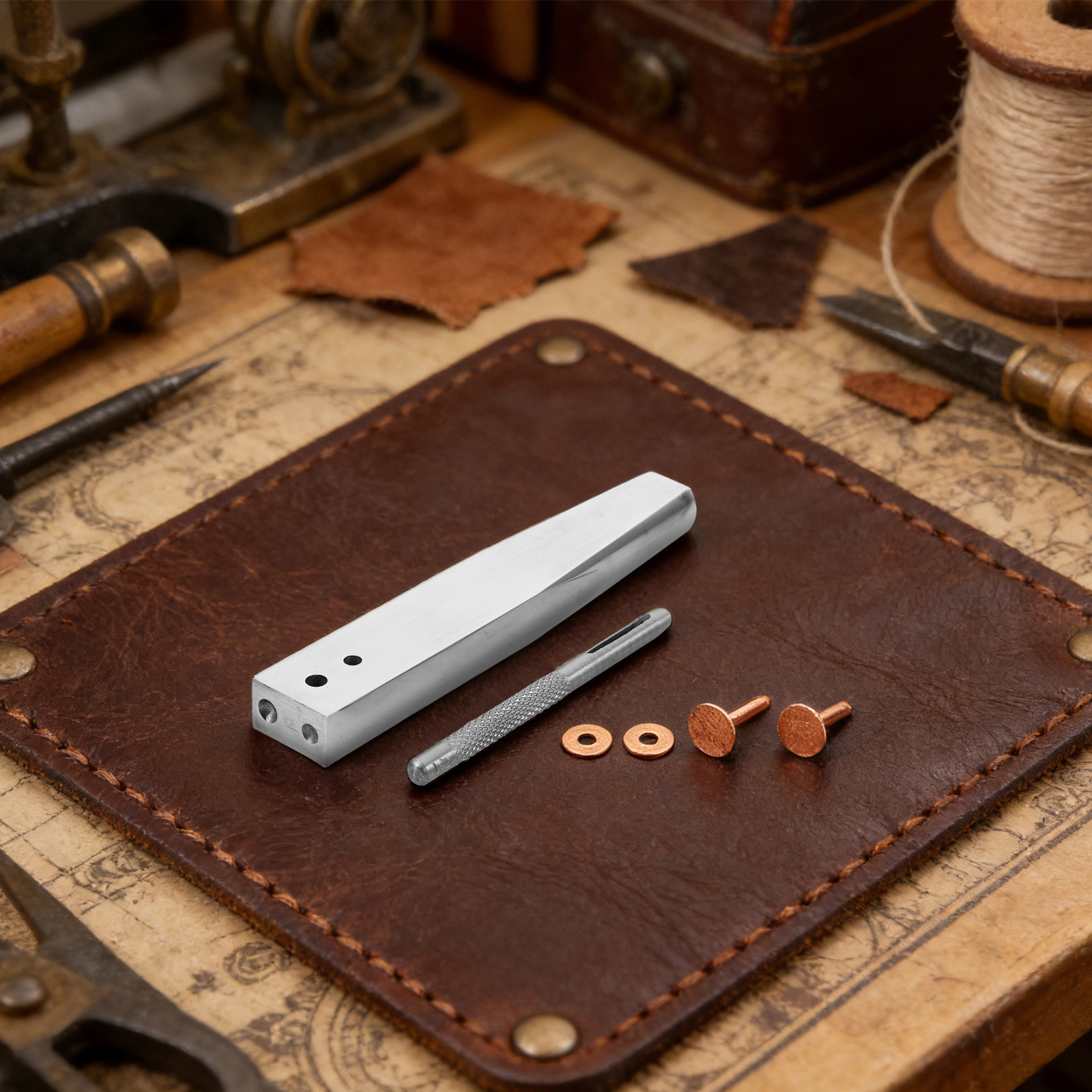 1 Set di Strumenti per Rivetta - Leatherwork Rivet Setter recensione e prezzo