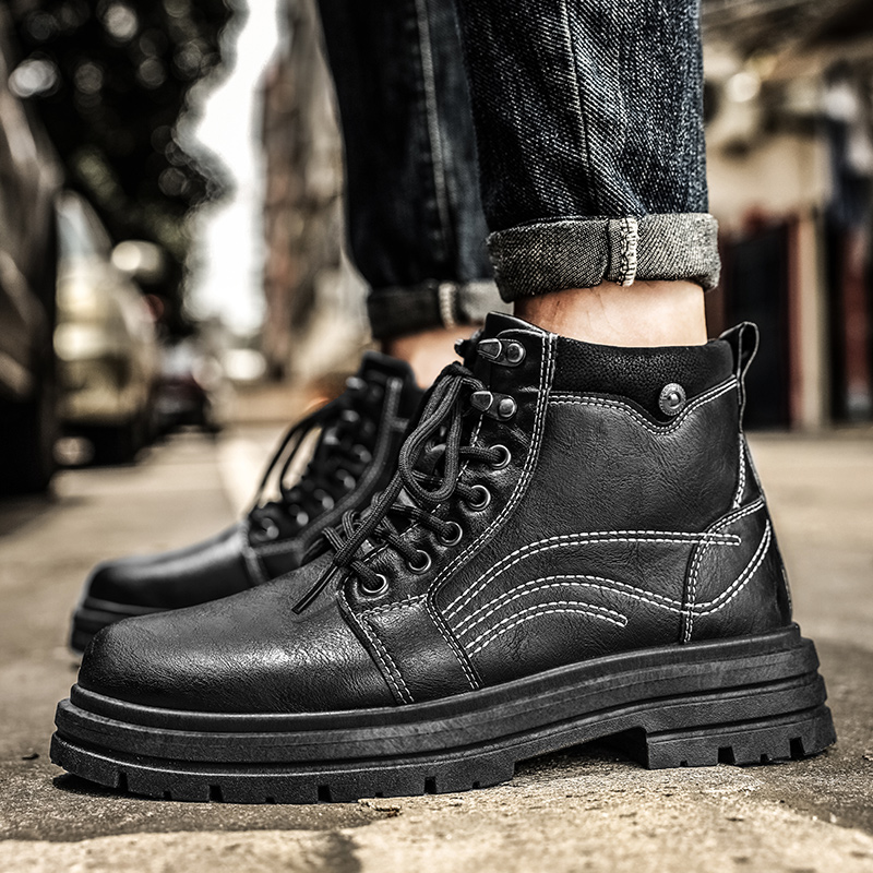 Stivali alti quattro stagioni  - Leather Work Boots recensione e prezzo