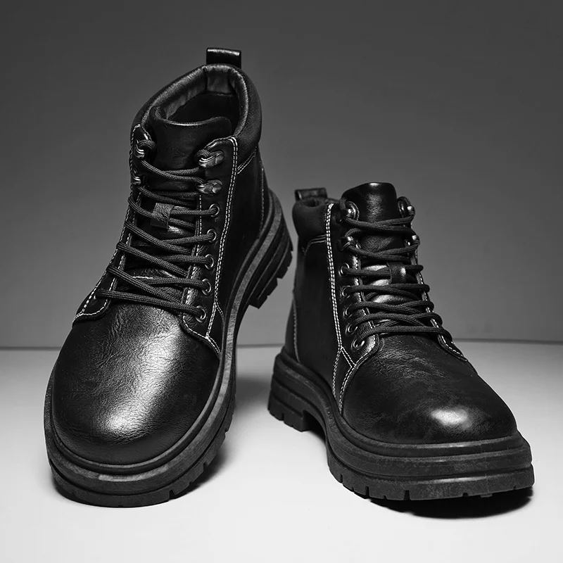 Stivali alti quattro stagioni  - Leather Work Boots recensione e prezzo
