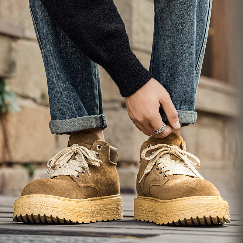 Stivali da uomo in pelle scamo - Leather Work Boots recensione e prezzo