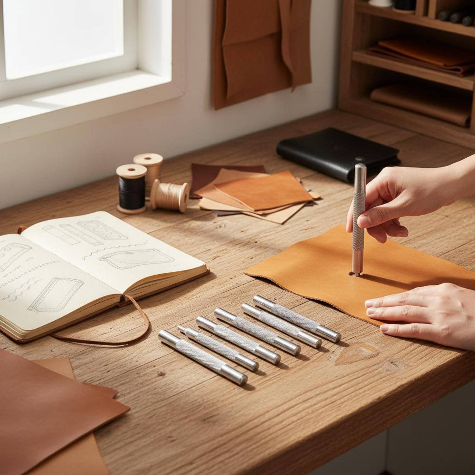 Set di 11 Attrezzi per Bottoni - Leatherwork Rivet Setter recensione e prezzo